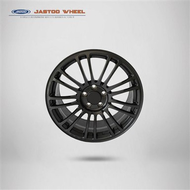 크기 18 × 8.5 인치 알루미늄 단조 휠의 검은 색 도장 림